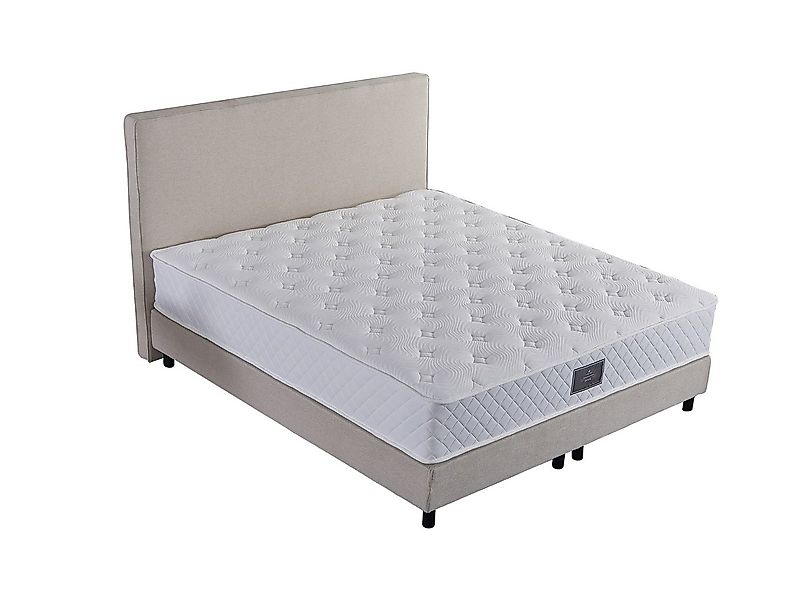V6 Boxspringbett Modell 208-25 mit Taschenfederkernmatratze 25 cm Hoch günstig online kaufen