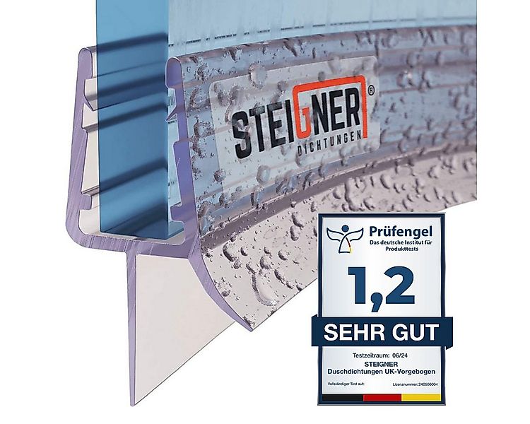STEIGNER Duschdichtung 30cm, Glasstärke 6/7/ 8 mm,Ersatzdichtung für Runddu günstig online kaufen