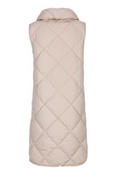 RICHROYAL Longweste Knielange gesteppte Nylon Weste günstig online kaufen