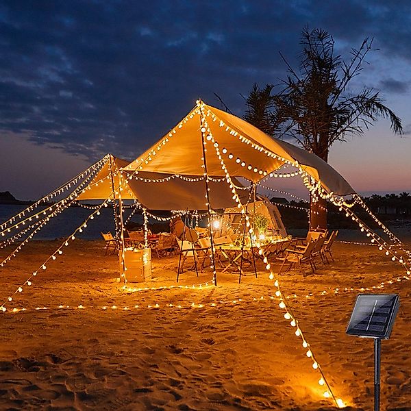 RWEUOQ LED-Lichterkette 7M Außen Solar Lichterkette günstig online kaufen