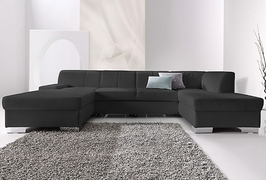DOMO collection Wohnlandschaft »Star, zeitlose Formensprache, elegante Opti günstig online kaufen