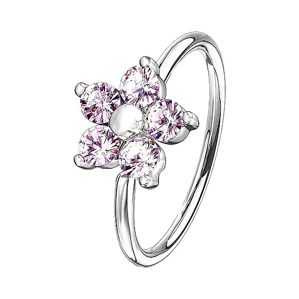 Taffstyle Nasenpiercing Piercing Biegbar Blume mit günstig online kaufen