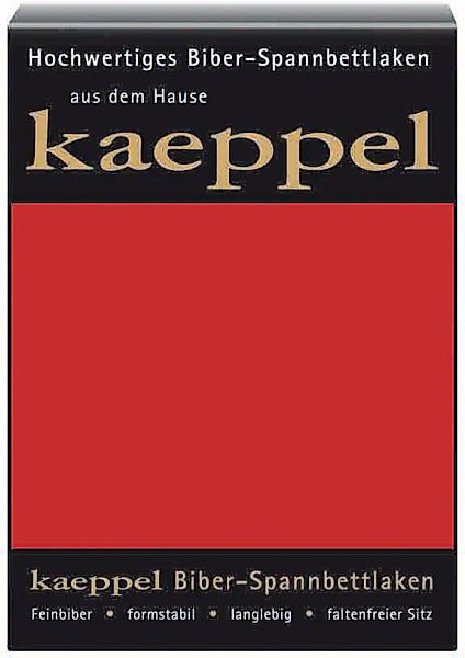 Kaeppel Spannbettlaken "Spannbettlaken Biber" 100% Baumwolle, kuschelig wei günstig online kaufen