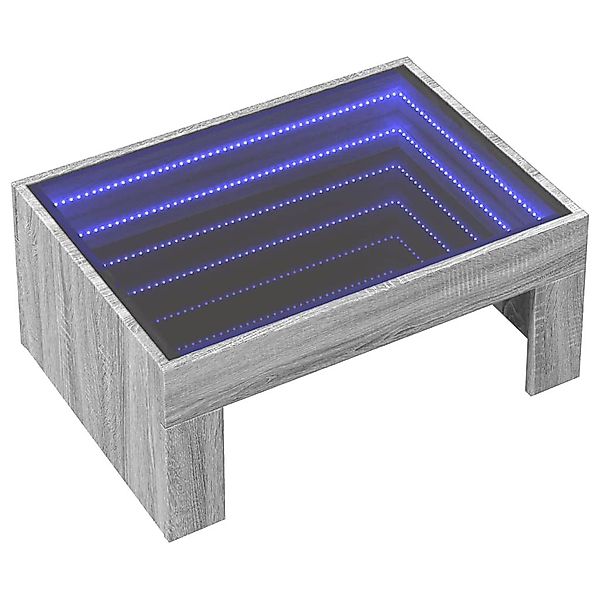 vidaXL Couchtisch Couchtisch mit Infinity-LED Grau günstig online kaufen