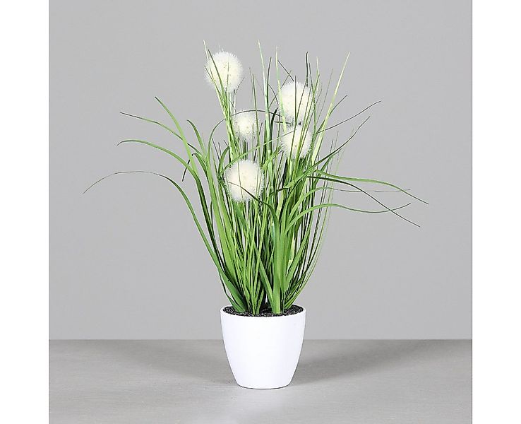 Kunstgras künstliches Kugelgras/ Palmgras im Topf ca. 38cm, mucPlants günstig online kaufen