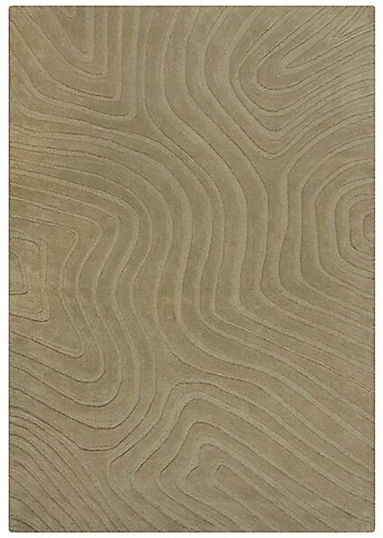 FLAIR RUGS Wollteppich "Mesmerise, abstrakt" rechteckig 14 mm Höhe Wolltepp günstig online kaufen