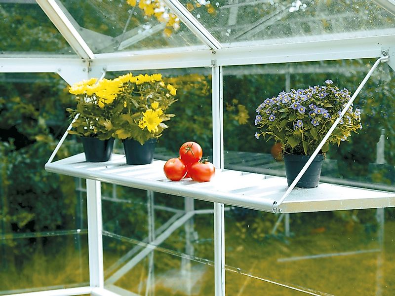 Vitavia Regal "für Pavillon der Größe 4500", BxTxH: 122x27x29 cm, Aluminium günstig online kaufen