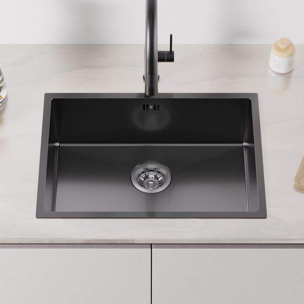 Auralum Max Küchenspüle Edelstahl Einbauspüle 60x44 günstig online kaufen