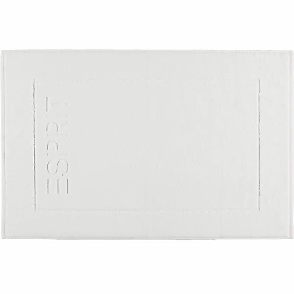 Esprit Badematte Solid - Größe: 60x90 cm - Farbe: white - 030 günstig online kaufen