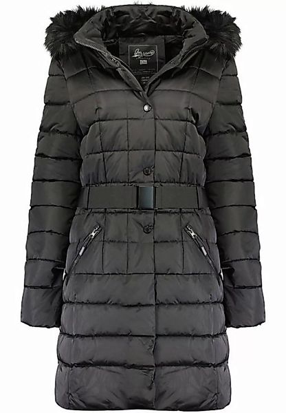 Geo Norway Winterjacke elegante Damen Jacke baanemone (1-St) mit Kunstfellk günstig online kaufen