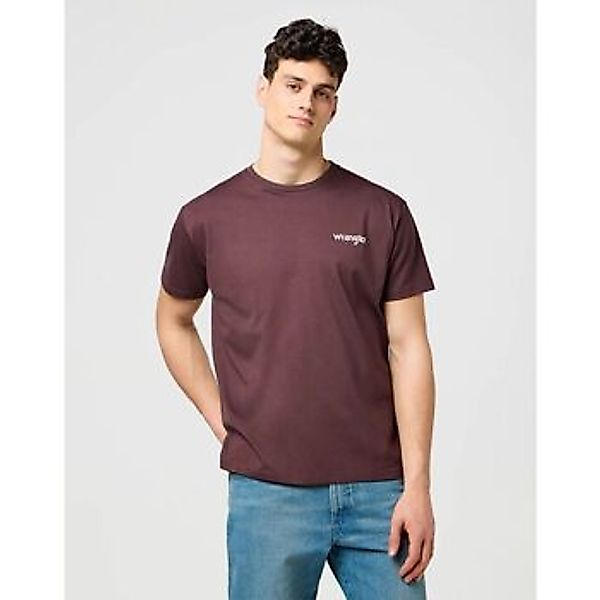 Wrangler  T-Shirt 112371468 VINTAGE TEE-MAHOGANY günstig online kaufen