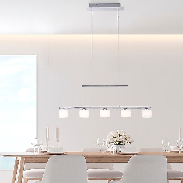 Paul Neuhaus Pendelleuchte »HYDRA«, 5 flammig, Leuchtmittel LED-Board   LED günstig online kaufen