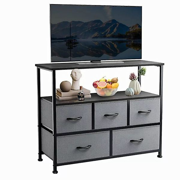 SURFOU TV-Schrank Kommode mit 5 Schubladen Sideboard Lowboard TV Board (Flu günstig online kaufen