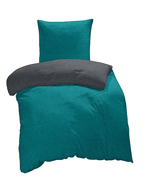 One Home Bettwäsche Melange, Flanell, 3 günstig online kaufen