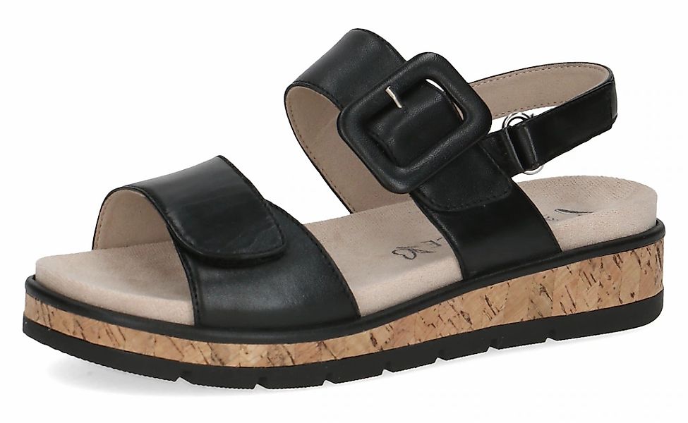 Caprice Keilsandalette, Riemchensandale, Sommerschuh, Klettverschluss unter günstig online kaufen