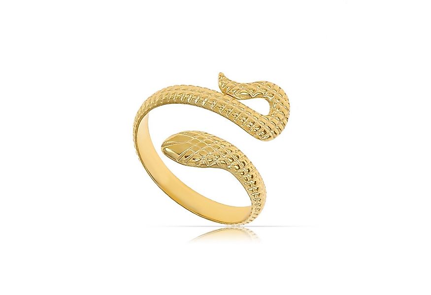 Made by Nami Fingerring Schlangen Ring Gold für Damen aus Edelstahl, Wasser günstig online kaufen