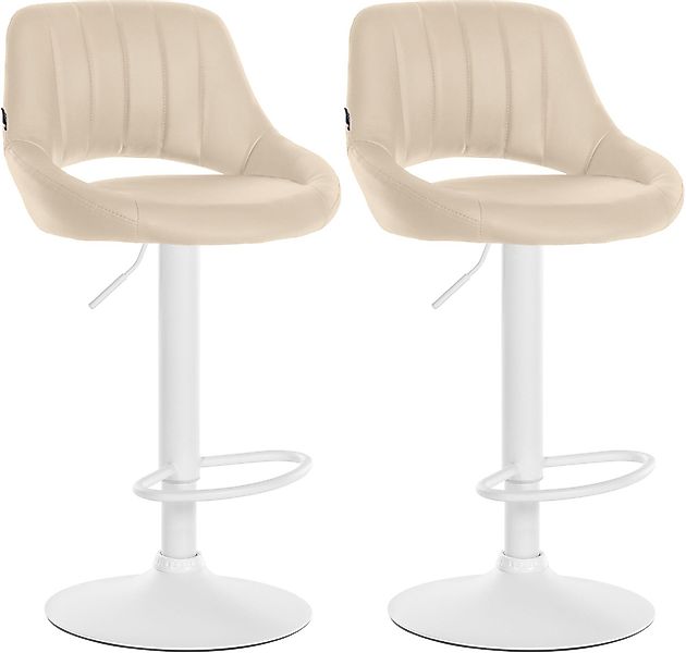 CLP Barhocker Milet Kunstleder (2er Set, günstig online kaufen