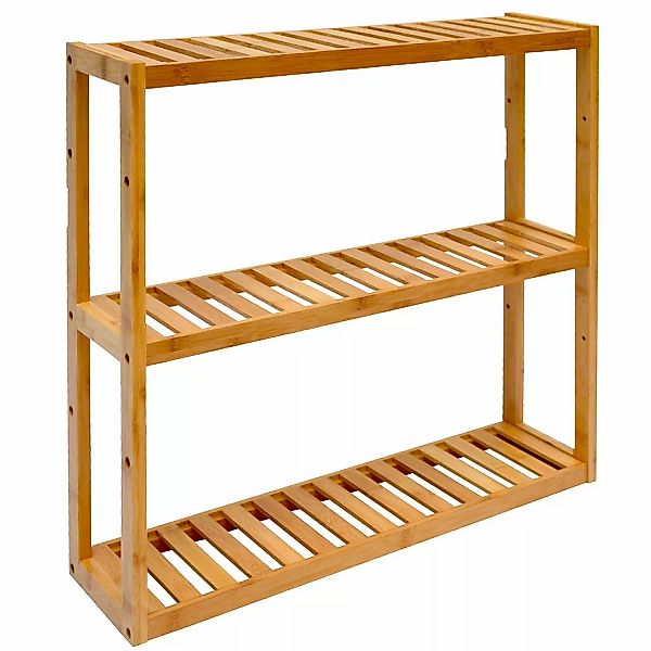 DuneDesign Wandregal Bambus mit 3 Böden günstig online kaufen