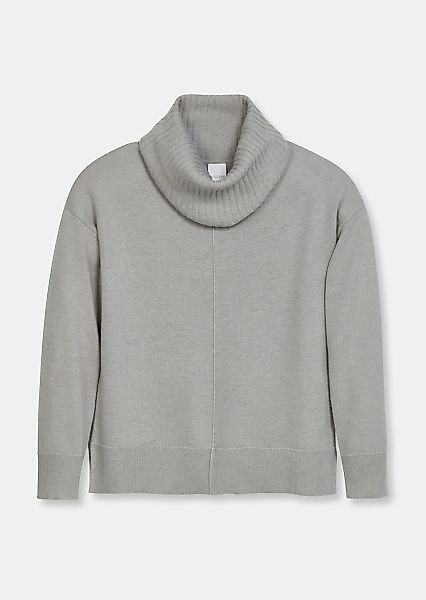 MADELEINE Longpullover "Pullover Pullover mit großem Capuchon-Kragen" günstig online kaufen