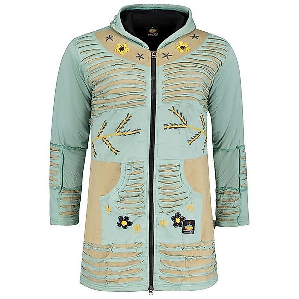 RennerXXL Fleecejacke Ankerglut Nepalherz Patchwork Mantel Damen große Größ günstig online kaufen