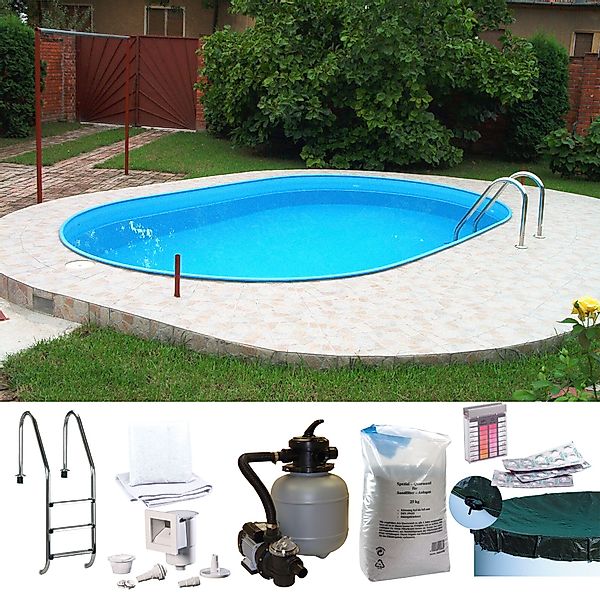 KONIFERA Ovalpool LANZAROTE 2 (Komplett-Set, 8-tlg), günstig online kaufen
