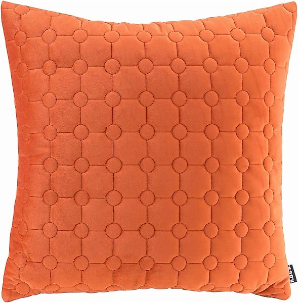 H.O.C.K. Dekokissen "Soft Nobile" mit gesteppten Mustern, Kissenhülle mit F günstig online kaufen