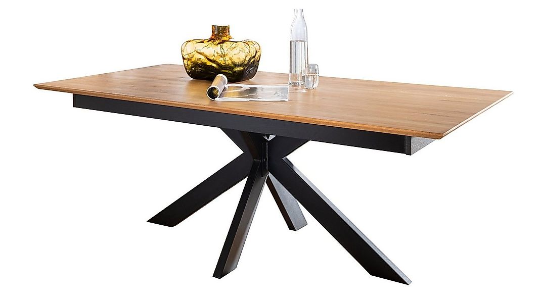 Massivart® Esstisch RICARDO 160 cm, 180 cm, 200 cm / ausziehbar / Wildeiche günstig online kaufen