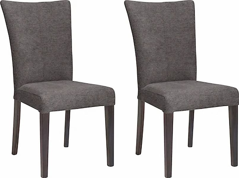 Home affaire 4-Fußstuhl »Aspen« (Set) 2 Stk.Beine aus massiver Buche, wenge günstig online kaufen