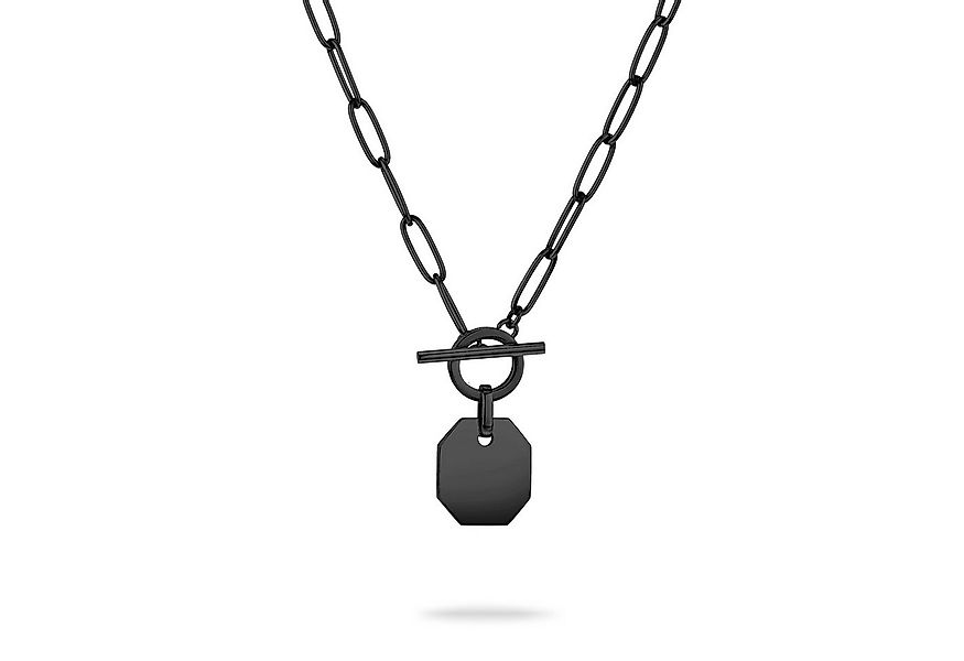 Liebeskind Berlin Kette mit Anhänger The T-Bar Plate Edelstahl günstig online kaufen