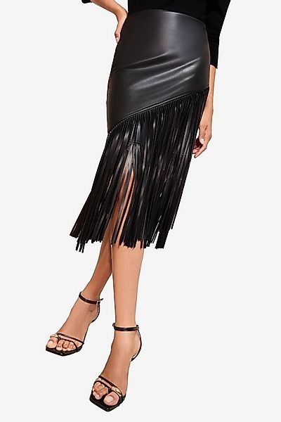 Friends Like These Midirock Friends Like These Midi-Rock in Lederoptik (1-t günstig online kaufen