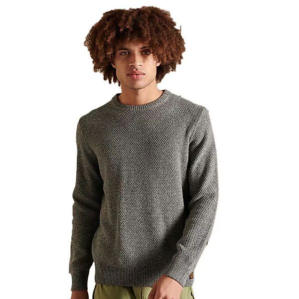 Superdry Varsity Arch Mono Pullover XL Mid Grey Twist günstig online kaufen