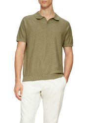 s.Oliver Poloshirt mit Strick Muster günstig online kaufen