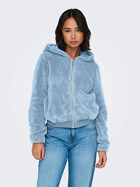 ONLY "ONLNEWANNA CONTACT SHERPA JKT OTW NOOS" mit Kapuze Kunstfaser günstig online kaufen