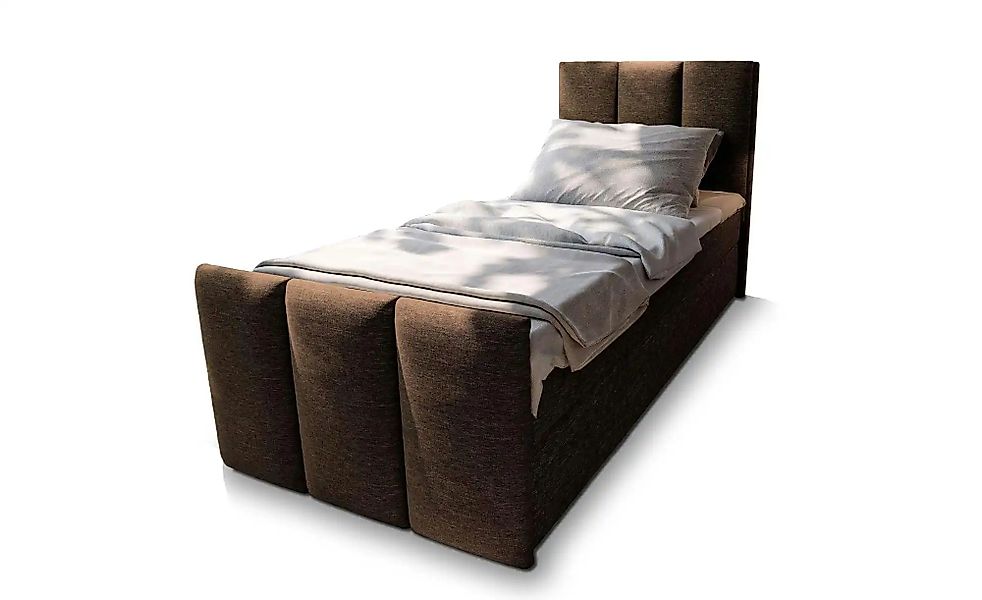MASSENO Boxbett mit Bettkasten Lago ¦ braun ¦ Maße (cm): B: 90 H: 98 Betten günstig online kaufen