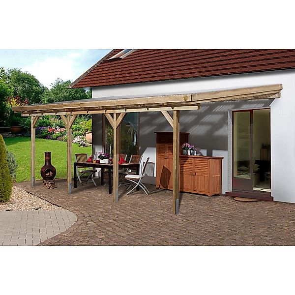 Weka Terrassenüberdachung Größe 5 704 cm x 306 cm günstig online kaufen