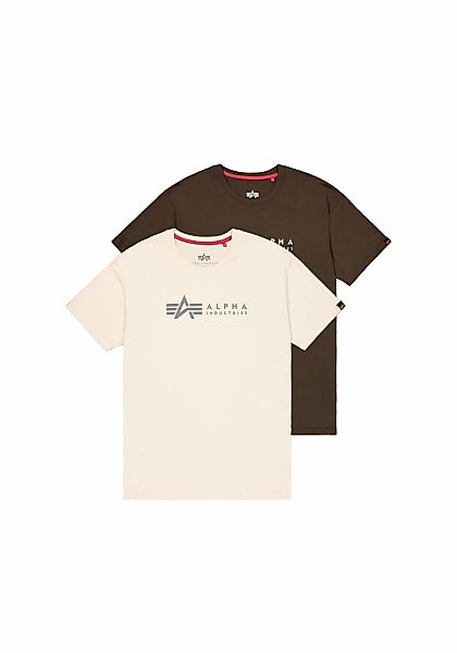 Alpha Industries T-Shirt "Alpha Label T-Shirt 2 Pack" günstig online kaufen