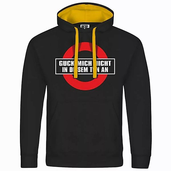 deinshirt Kapuzenpullover Herren Kapuzenpullover Guck mich nicht in diesem günstig online kaufen