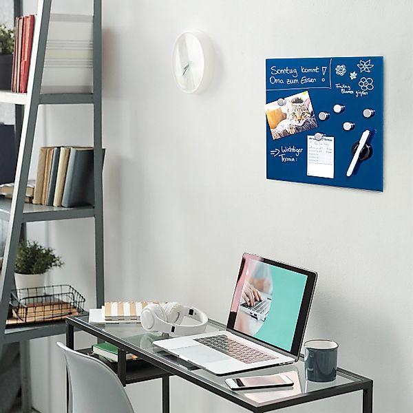 bremermann Magnettafel Magnettafel mit Glasfront, 6 Magnete und 1 Marker günstig online kaufen