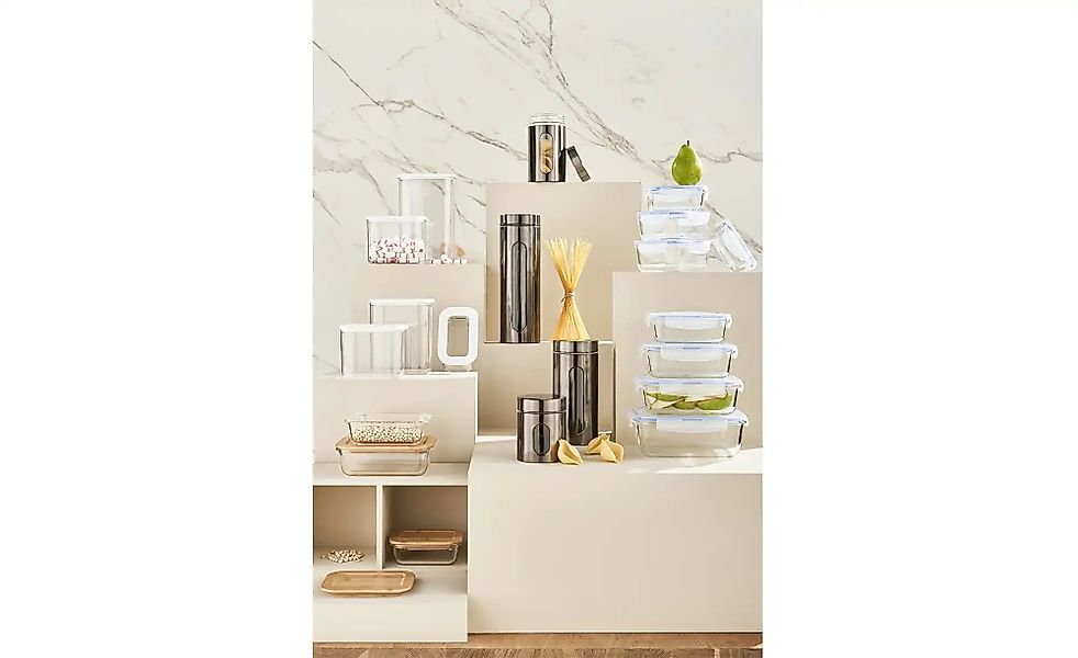 KHG Aufbewahrungsdose 1000 ml rechteckig   ¦ transparent/klar ¦ Maße (cm): günstig online kaufen