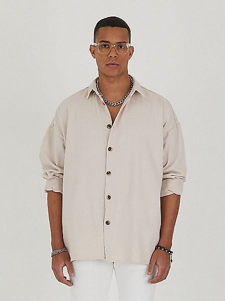 COFI Casuals Jeanshemd Jeanshemd Oversize Cotton Hemd 100% Baumwolle günstig online kaufen