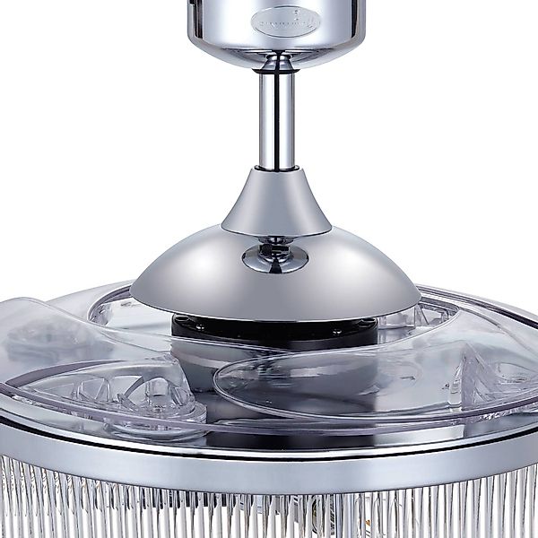 Beacon Deckenventilator Licht Fanaway Corbelle chrom leise günstig online kaufen