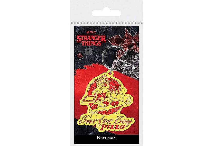 Schlüsselanhänger Stranger Things - Keyring - Surfer Boy Pizza günstig online kaufen