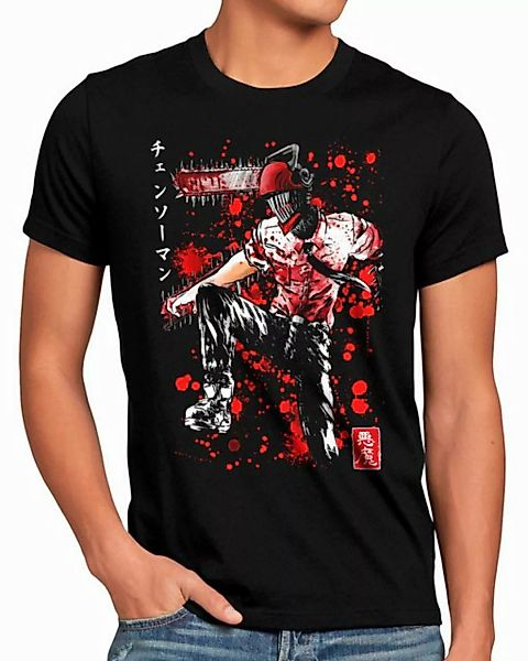 style3 T-Shirt Bloodbourne Man denji manga chainsaw man devil hunter günstig online kaufen