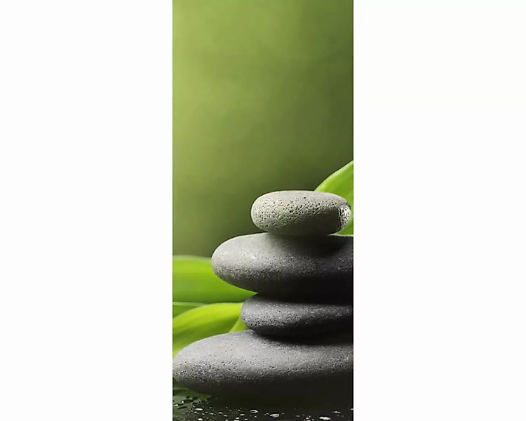Trtapete "Wellnesssteine" 0,91x2,11 m / selbstklebende Folie günstig online kaufen