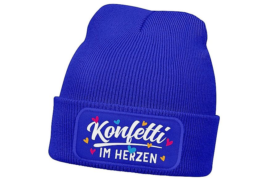 MoonWorks Strickmütze Damen Beanie mit Patch Strickmütze mit Spruch Faschin günstig online kaufen
