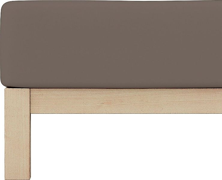 Schlafgut Spannbettlaken PURE Bio-Baumwolle mit Elasthan, günstig online kaufen