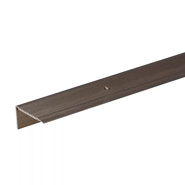 Treppenkantenprofil Aluminium 10 mm x 25 mm x 2.000 mm Bronze günstig online kaufen