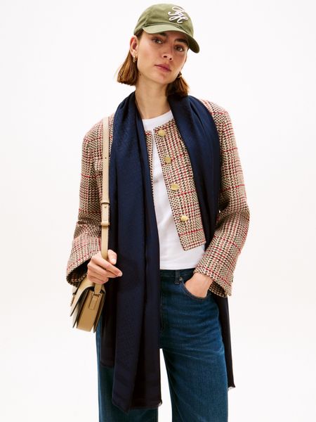 Tommy Hilfiger Schal TH MONOGRAM, mit günstig online kaufen