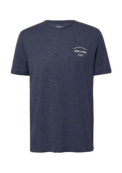 s.Oliver T-Shirt Basic Rundhals-Ausschnitt, mit Logo in klein oder groß auf günstig online kaufen