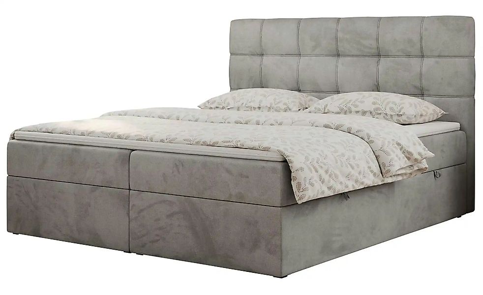 Boxbett mit Bettkasten Erni ¦ grau ¦ Maße (cm): B: 200 H: 110 Betten > Komf günstig online kaufen